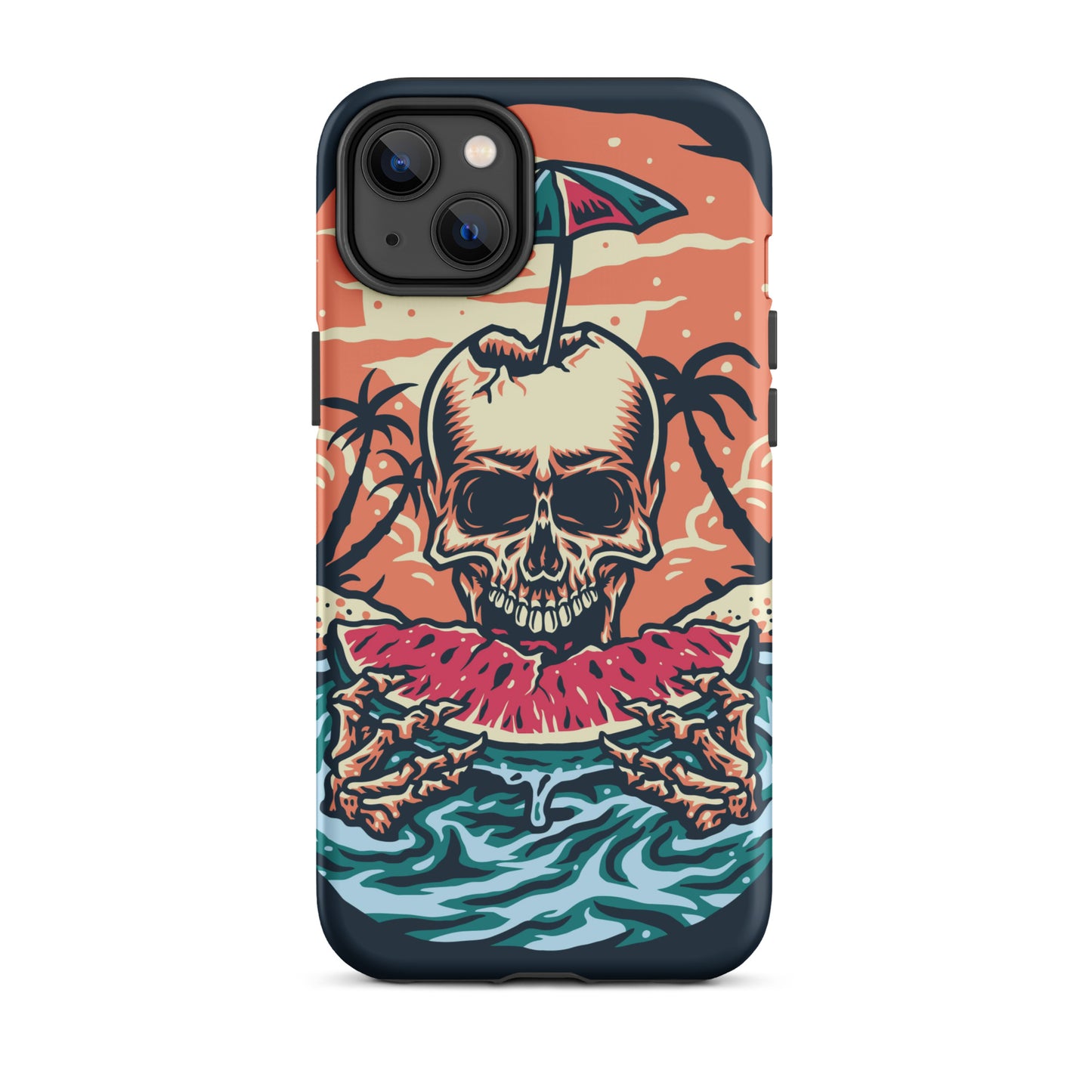 Holiday Skull Tough iPhone case