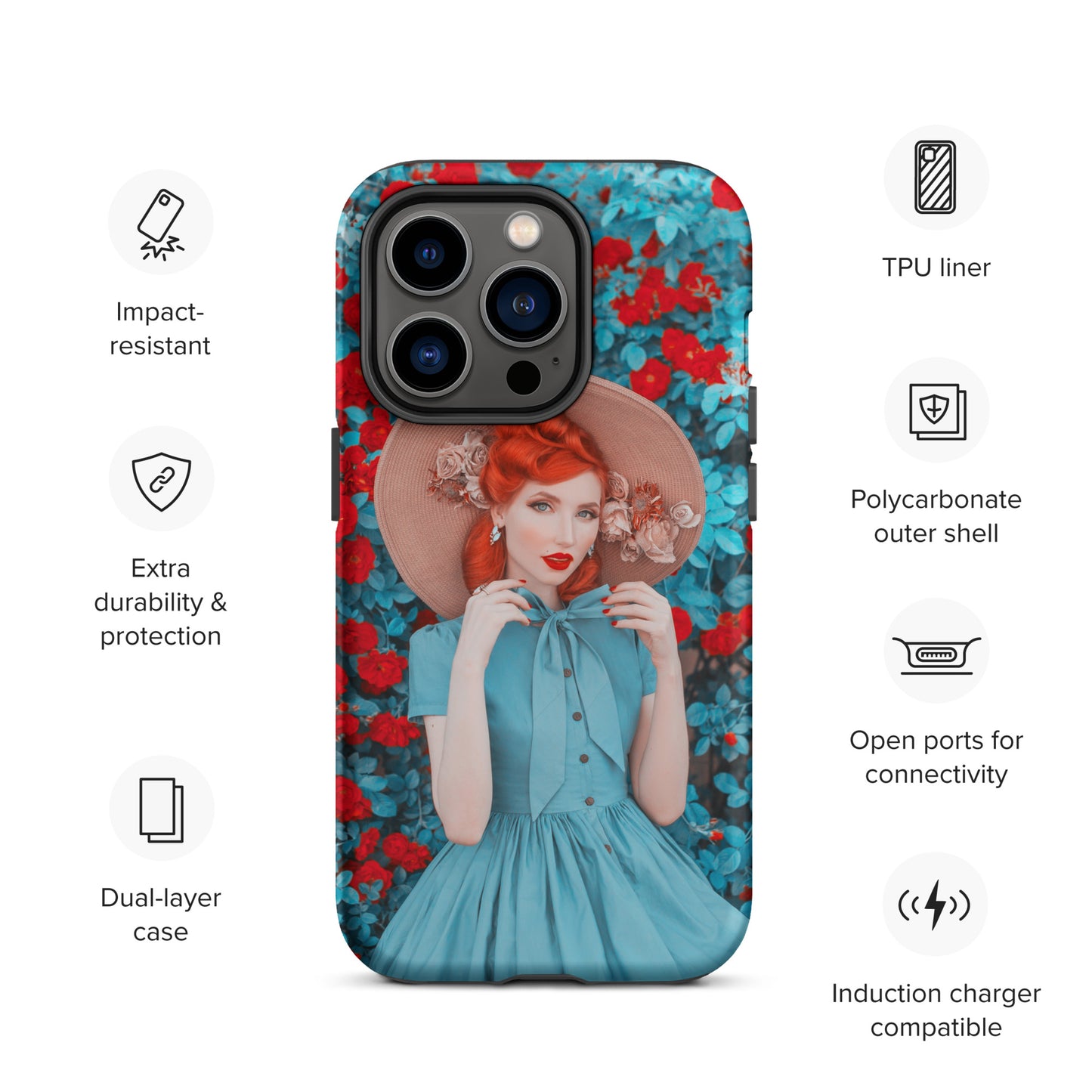 Red Dreams Tough iPhone case