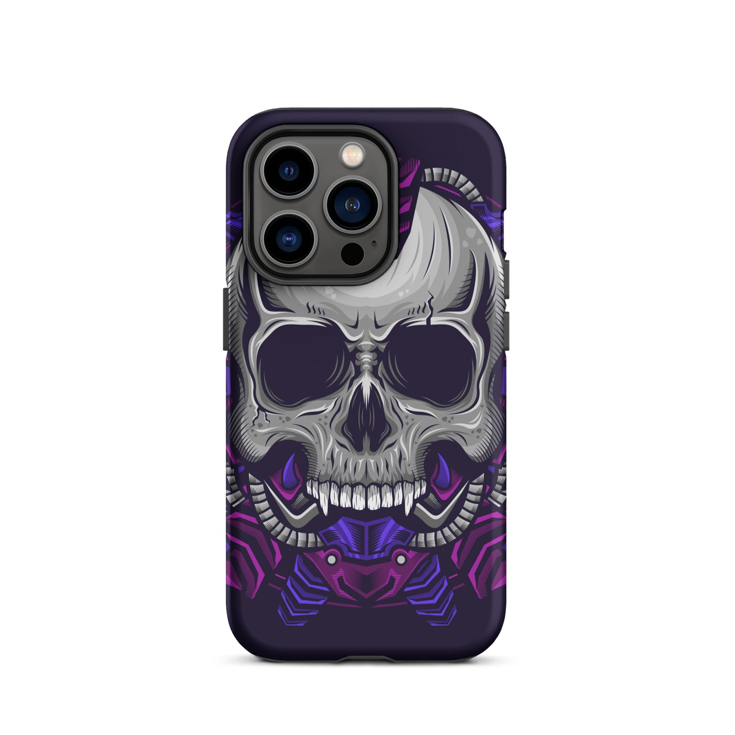 Cyborg Punk Skull Tough iPhone case