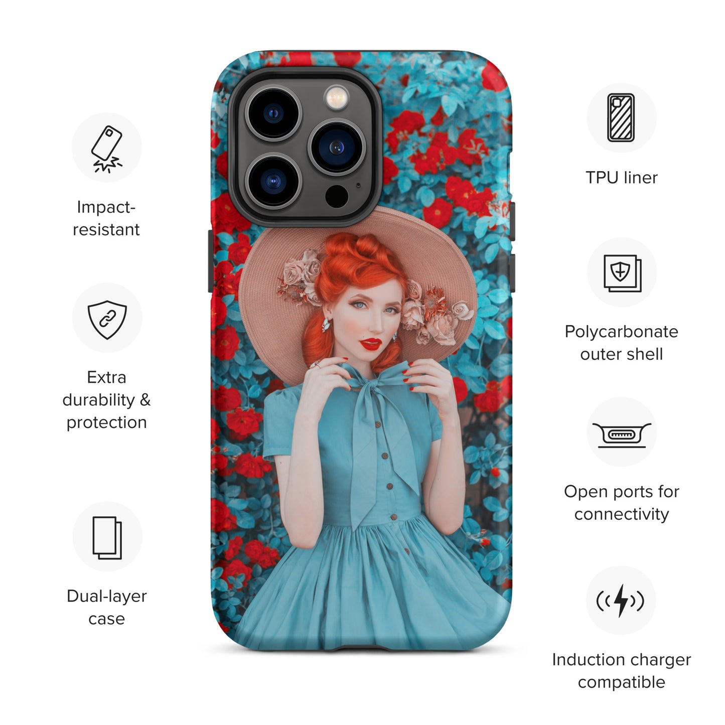 Red Dreams Tough iPhone case